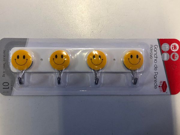 GANCHO/CABIDE DE PLASTICO/METAL EMOTICON GANCHO/CABIDE DE PLASTICO/METAL EMOTICON