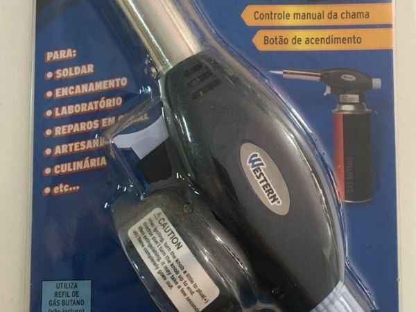 MAÇARICO MINI C/TANQUE P/GAS BUTANO MAÇARICO MINI C/TANQUE P/GAS BUTANO