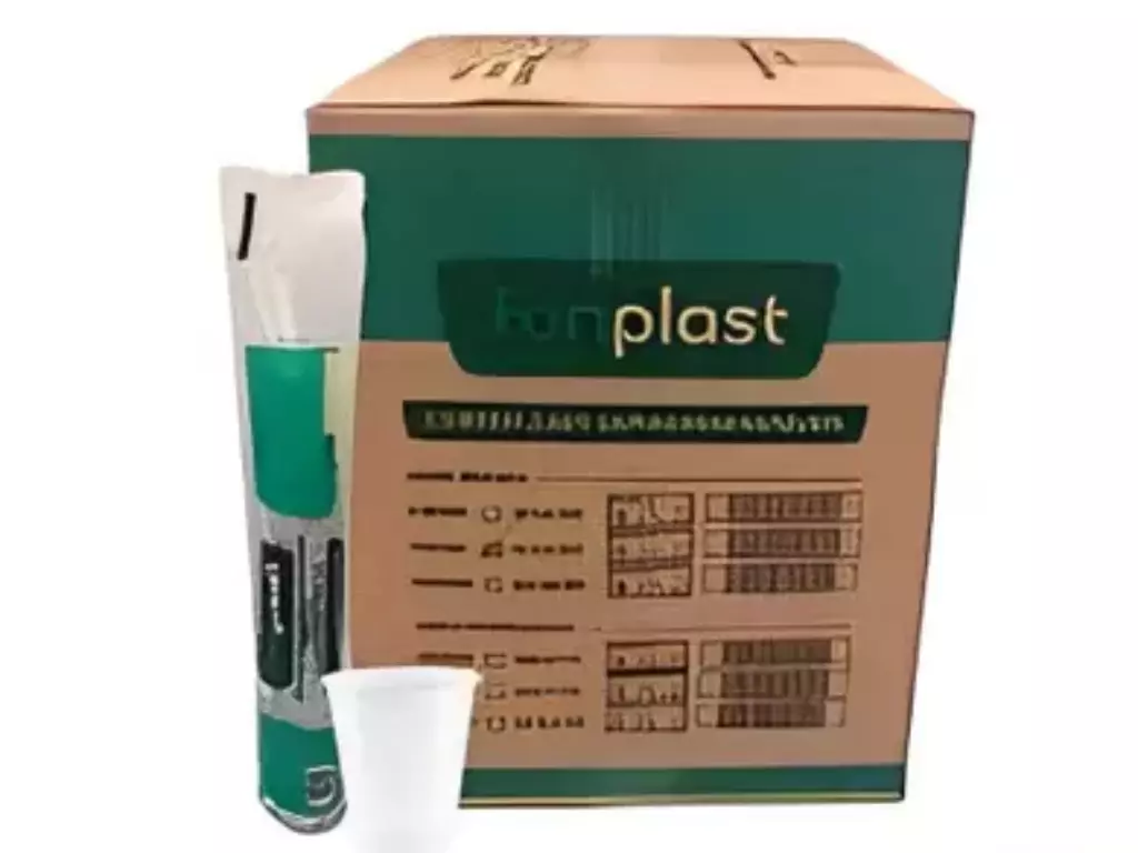 Caixa de copo 180ml Transparente PS Fonplast