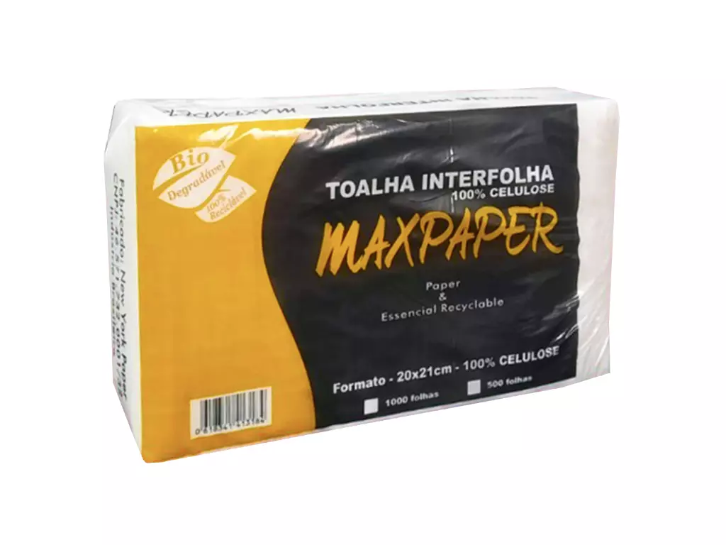 Papel Interfolha FS 2D 100% 22,5x20 Maxpaper