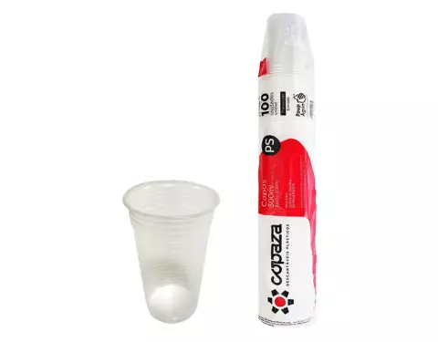 Copo Descartável 300ml Tr Copaza c/100