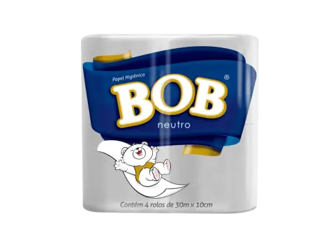Papel Higiênico C/4 BOB FS 30M