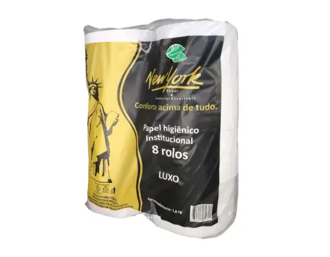 Papel Higiênico Institucional Luxo c/8