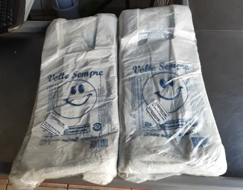 Sacola Smile Azul 38x50 3kg