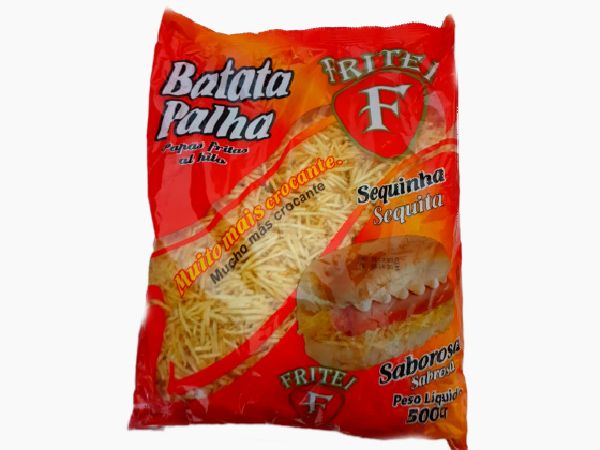 BATATA PALHA FRITEI PCT 500 GRS VENDA P/ UNIDADE BATATA PALHA FRITEI PCT 500 GRS VENDA P/ UNIDADE