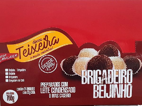 BRIGADEIRO TEIXEIRA CX C/ 24 UNIDADES BRIGADEIRO TEIXEIRA CX C/ 24 UNIDADES