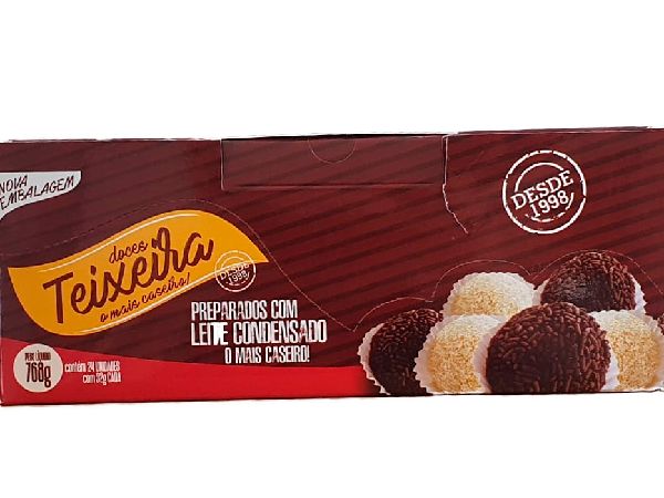 BRIGADEIRO TEIXEIRA CX C/ 24 UNIDADES BRIGADEIRO TEIXEIRA CX C/ 24 UNIDADES