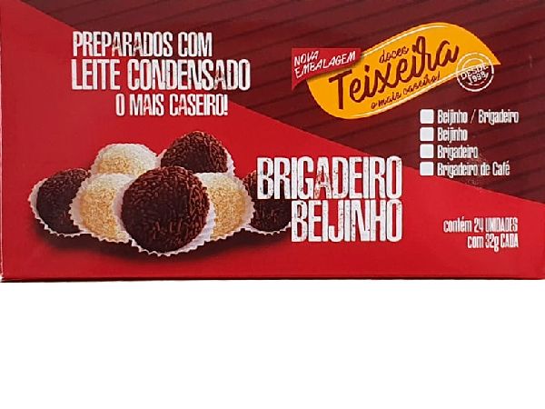 BRIGADEIRO TEIXEIRA CX C/ 24 UNIDADES BRIGADEIRO TEIXEIRA CX C/ 24 UNIDADES