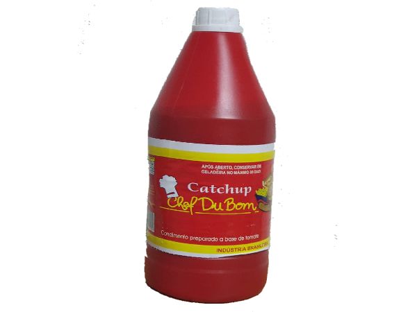 CATCHUP CHEF DU BOM GALÃO 3 KG CATCHUP CHEF DU BOM GALÃO 3 KG
