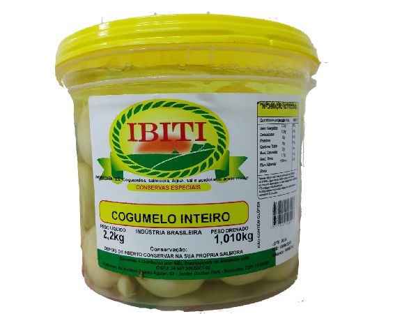 CHAMPIGNON IBITI INTEIRO BALDE 1.010 KG VENDA CHAMPIGNON IBITI INTEIRO BALDE 1.010 KG VENDA