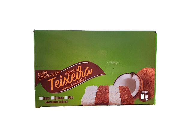COCADA TEIXEIRA CX C/ 20 UNIDADES COCADA TEIXEIRA CX C/ 20 UNIDADES