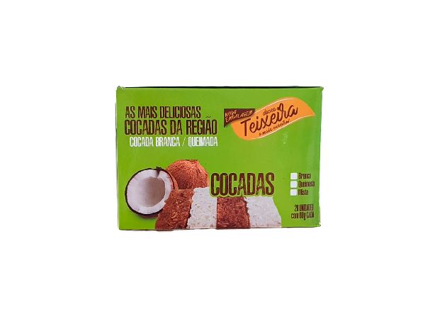 COCADA TEIXEIRA CX C/ 20 UNIDADES COCADA TEIXEIRA CX C/ 20 UNIDADES