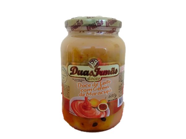 DOCE DE LEITE COM GELÉIA DE MARACUJÁ VIDRO 680 GRS DOCE DE LEITE COM GELÉIA DE MARACUJÁ VIDRO 680 GRS