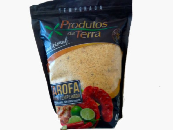 FAROFA DE MANDIOCA TRADICIONAL PRODUTOS DA TERRA PCT 400 GRS . FAROFA DE MANDIOCA TRADICIONAL PRODUTOS DA TERRA PCT 400 GRS .