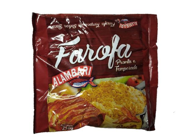 FAROFA PRONTA TEMPERADA ALAMBARI PCT 250 GRS FAROFA PRONTA TEMPERADA ALAMBARI PCT 250 GRS