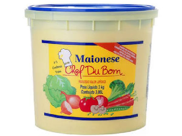 MAIONESE CHEF DU BOM BALDE 3 KG MAIONESE CHEF DU BOM BALDE 3 KG