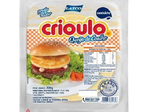 QUEIJO COALHO CRIOULO DISCO PCT 200 GRS CX C/ 20 UNIDADES VENDA P/ KILO QUEIJO COALHO CRIOULO DISCO PCT 200 GRS CX C/ 20 UNIDADES VENDA P/ KILO