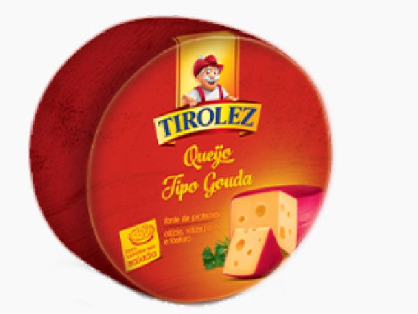 QUEIJO GOUDA TIROLEZ PEÇA +/- 3 KG VENDA P/ KILO QUEIJO GOUDA TIROLEZ PEÇA +/- 3 KG VENDA P/ KILO
