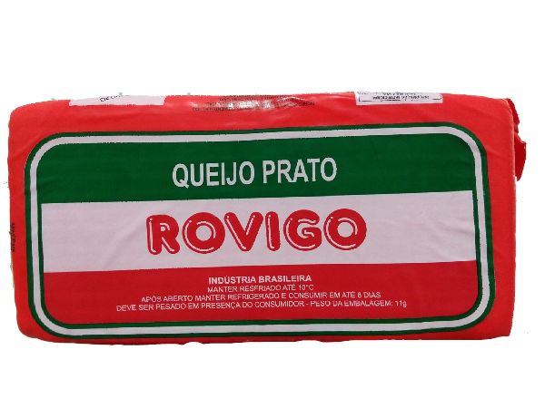 QUEIJO PRATO FATIADO ROVIGO PÇ +/- 3 KG QUEIJO PRATO FATIADO ROVIGO PÇ +/- 3 KG