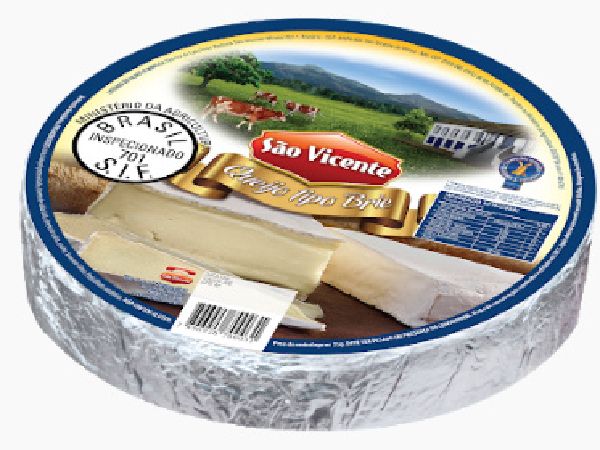 QUEIJO TIPO BRIE SÃO VICENTE PÇ +/- 1.100 KG QUEIJO TIPO BRIE SÃO VICENTE PÇ +/- 1.100 KG