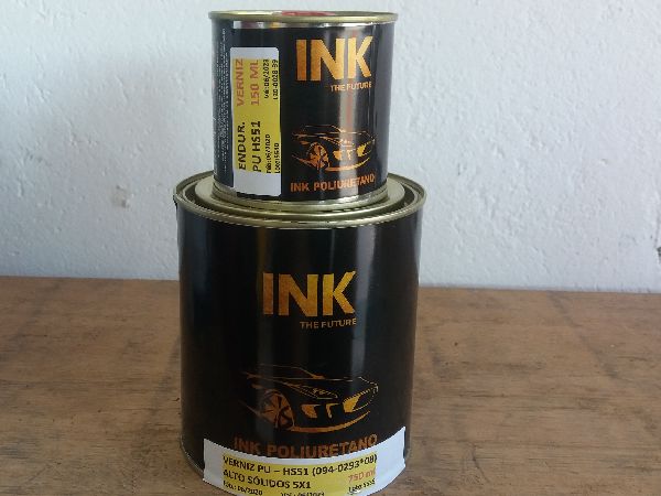 Verniz Automotivo INK 5 em 1 com Catalisador Alto Sólido HS51 Verniz Automotivo INK 5 em 1 com Catalisador Alto Sólido HS51
