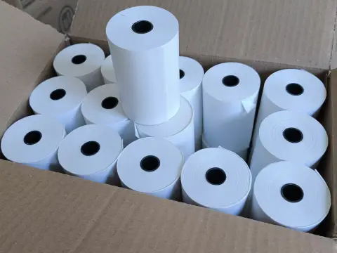 BOBINA TERMICA BRANCA 80X40M OJI CX C/30