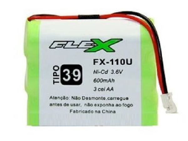 Bateria para Telefone sem Fio Tipo-39 3.6V 600ma Fx-110U 3 Celulas Bateria para Telefone sem Fio Tipo-39 3.6V 600ma Fx-110U 3 Celulas
