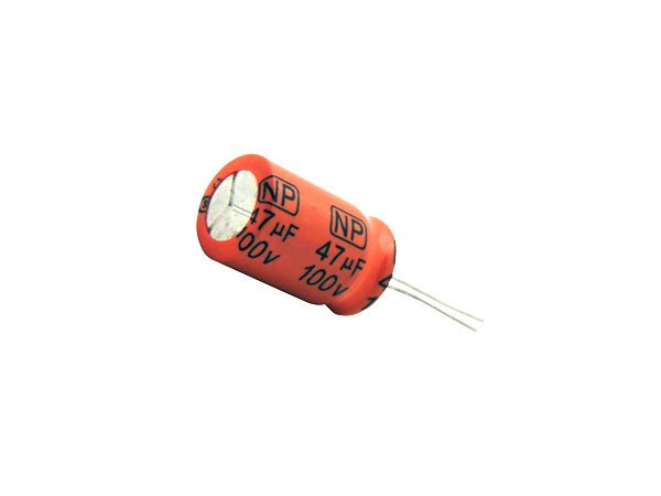 CAPACITOR 47mf x 100v BIPOLAR 147/G
