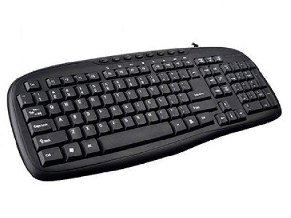 Teclado Multimidia Slim Curve USB ABNT II