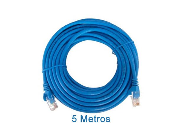 CABO DE REDE DE INTERNET CAT-5E 5M CABO DE REDE DE INTERNET CAT-5E 5M