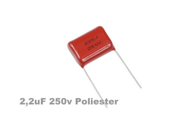 POLIESTER METALIZADO 2,2mf X 250V